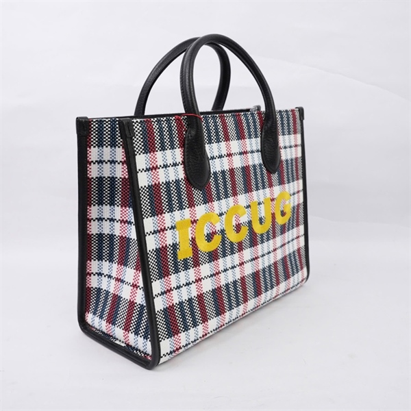 Túi GG Tote trắng phối xanh đỏ (659983-525040) sz31 KG+