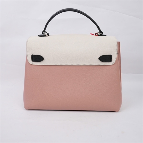 Túi LV Lockme hồng nắp trắng (DU4138) sz31 KG+