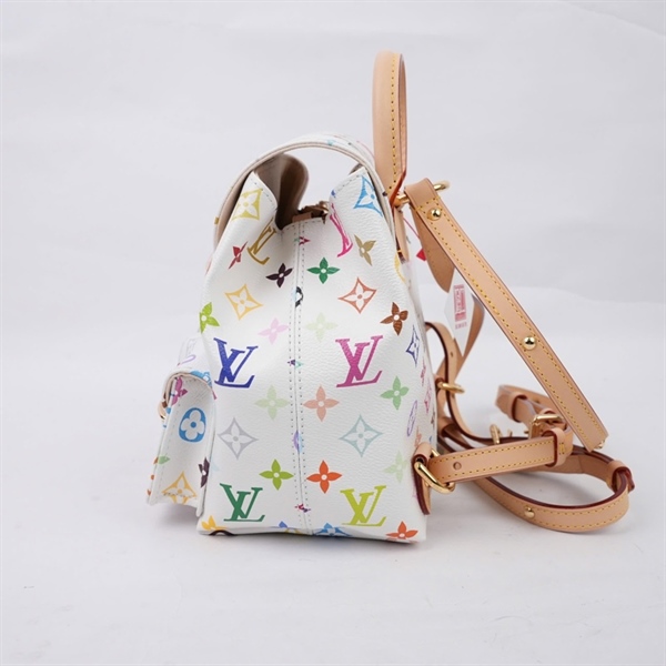 Balo LV trắng họa tiết Multicolor KG+