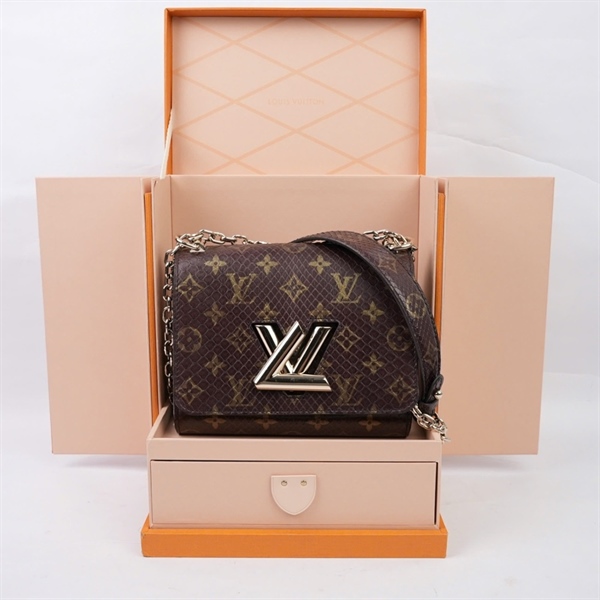 Túi LV Twist hoa nâu sz18 (BMC) +