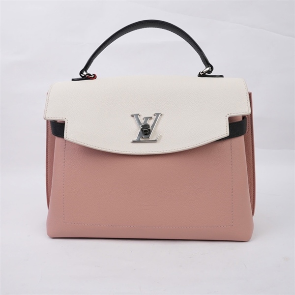 Túi LV Lockme hồng nắp trắng (DU4138) sz31 KG+