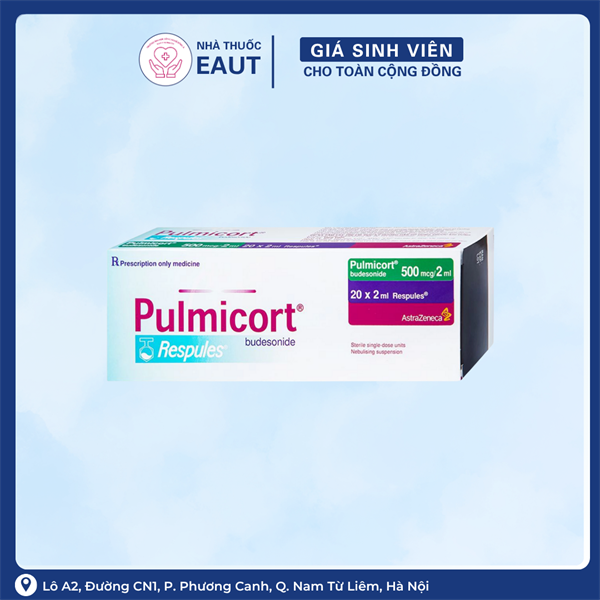 PULMICORT 500MCG/2ML ASTRAZENECA 20 ỐNG
