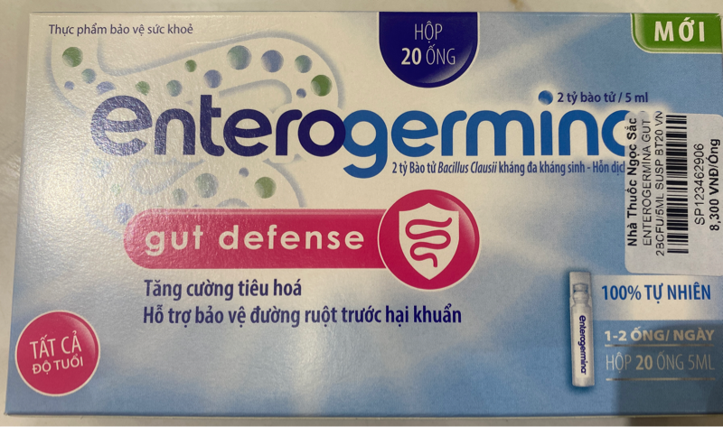 ENTEROGERMINA 4 bililon/5ml B/20 bottle