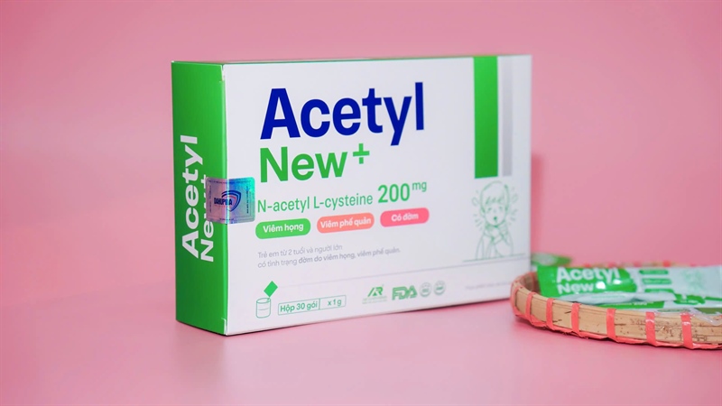 Acetyl New+ (Hộp 30gói x 1g)