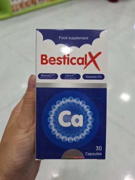 Bổ sung canxi và vitamin D3K2 VITAMK7 bestical x slovenia hộp 30 viên từ 8Y