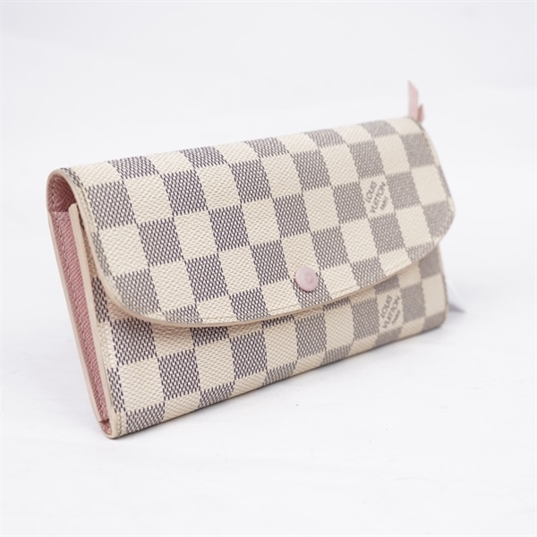 Ví LV ô vuông trắng có nắp (LT) KG+