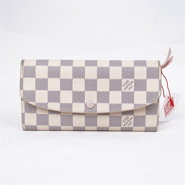 Ví LV ô vuông trắng có nắp (LT) KG+