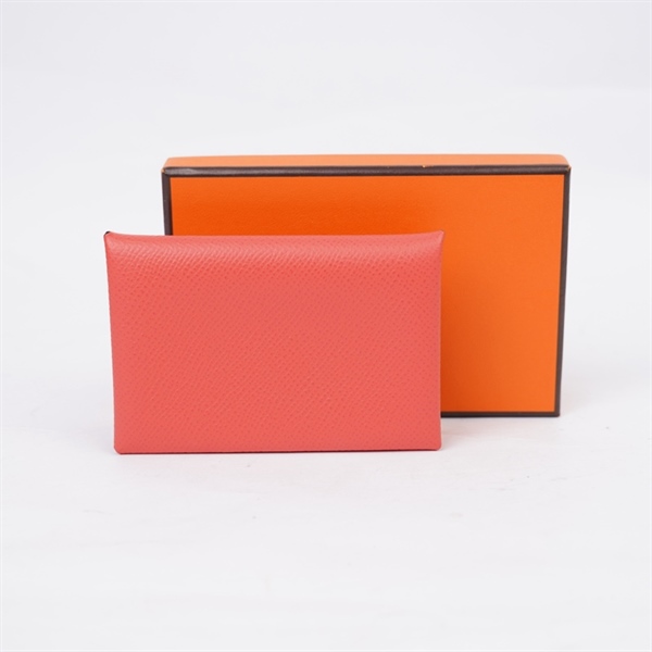 Ví Hermes cam stamp A (LT) KG+