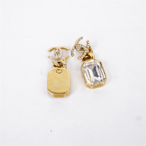 Bông tai Chanel đính đá KG+