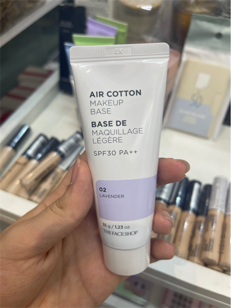 Kem lót air Cotton Make Up base tfs