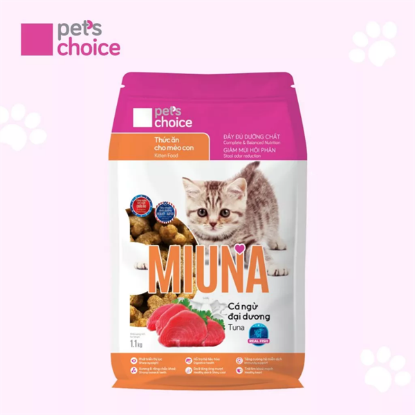 Hạt cho mèo Miuna mèo con