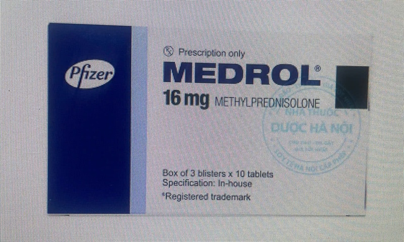 Medrol 16mg (H*3vỉ*10viên) - France