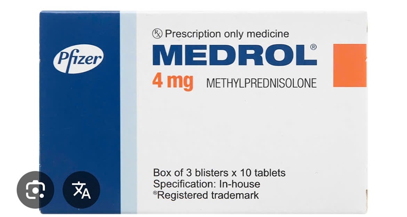 Medrol 4mg (H*3vỉ*10viên) - France
