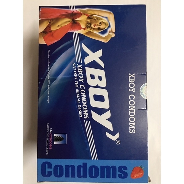 Bao cao su cao cấp Xboy (Trơn - Mỏng) (Hộp*12hộp bé*12Cái) - Korea