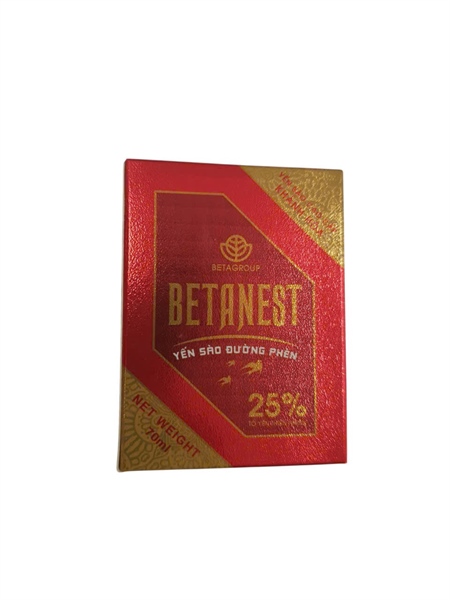 Betanest yến sào đường phèn Betagroup - 70ml ( hộp 6 hũ)