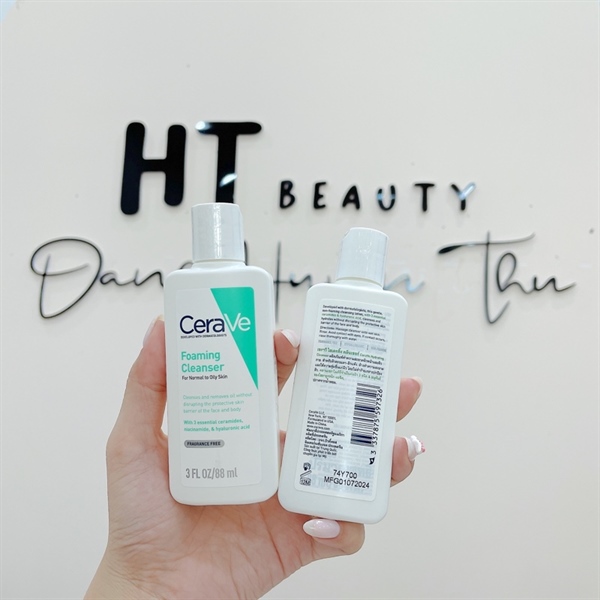 V- SRM CERAVE Schuimende Reinigingsel 88ml Da dầu (nội địa Pháp) (#185k sale)