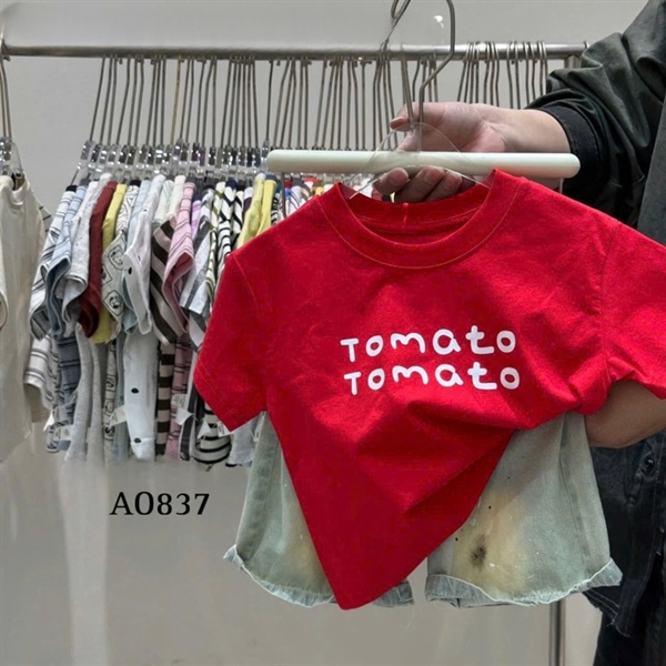 AO837 Áo tomato đỏ