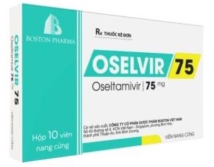 Oselvir 75mg ( Oseltamivir 75mg hộp 1 vỉ x 10 viên )