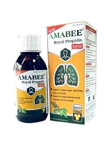Siro AmaBee Royal Propolis Sirup (Lọ 100ml) - TC Pharma Giảm ho, long đờm, nhiệt miệng, hen suyễn