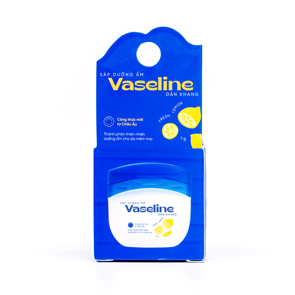 Sáp dưỡng ẩm Vaseline Chanh - Dân Khang giữ ẩm , bảo vệ da nứt nẻ (7g)