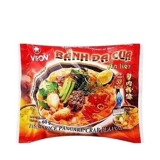 Bánh đa cua ăn liền Vifon 60g