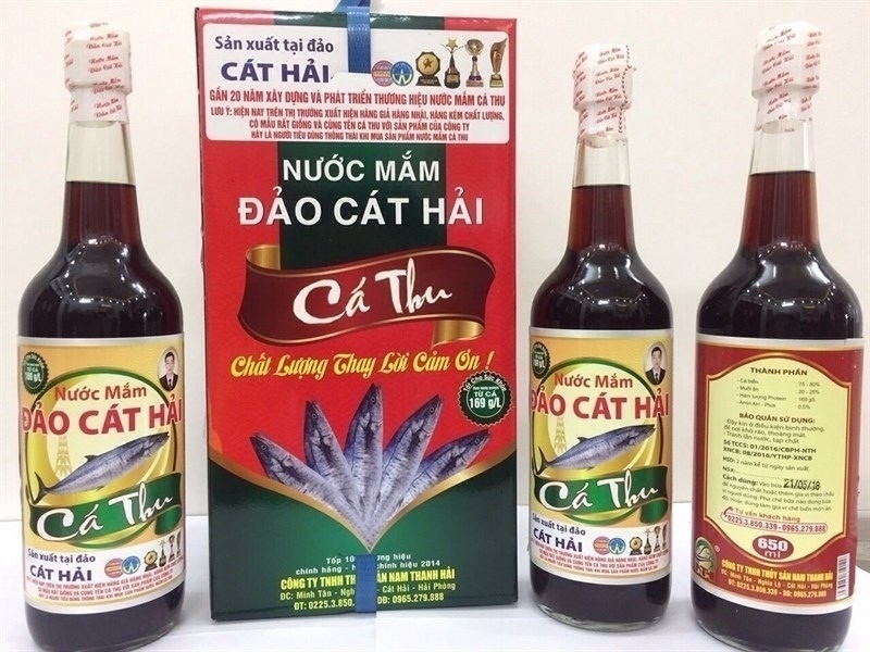 Nước mắm cá thu Cát Hải 650ml