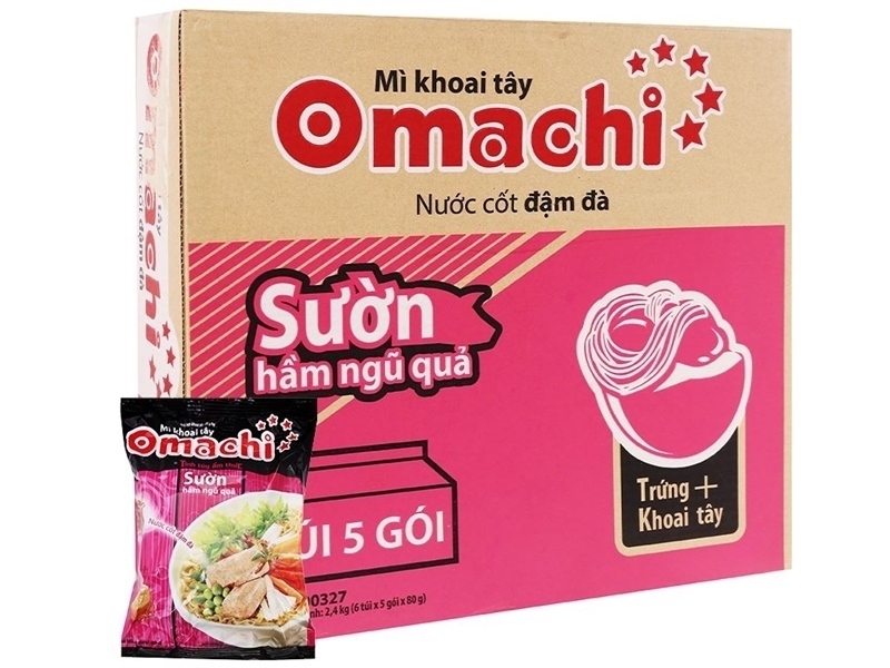 Mì Omachi sườn 80g