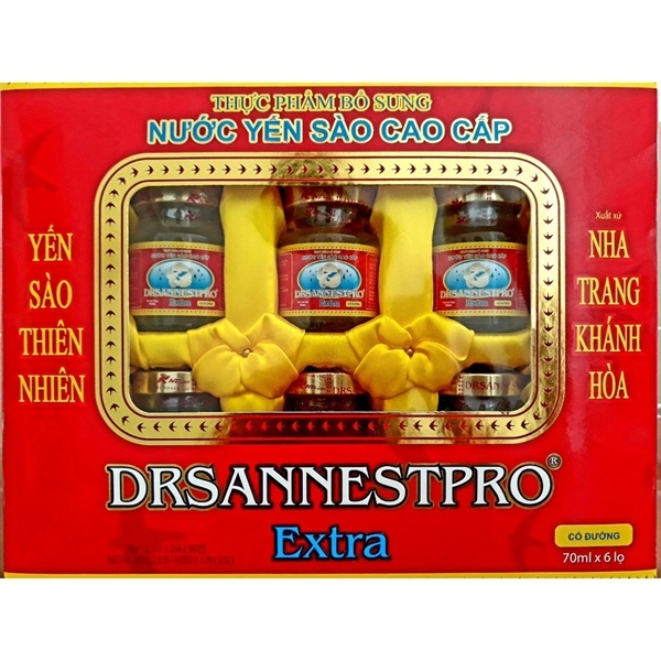 HỘP QUÀ ĐỎ YẾN Dr.Sannest Pro 70ml*6