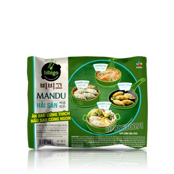 Mandu Hải Sản 250g