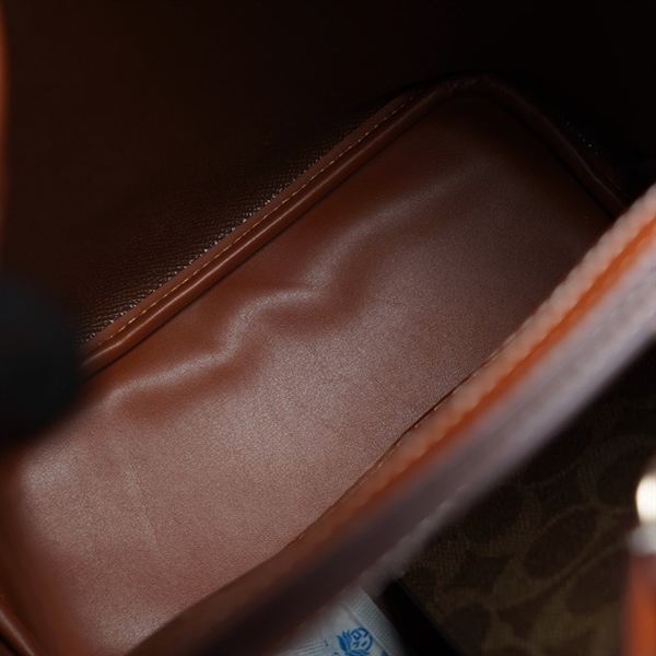 Túi Coach Bucket nâu 2strap kèm ví sz21 +