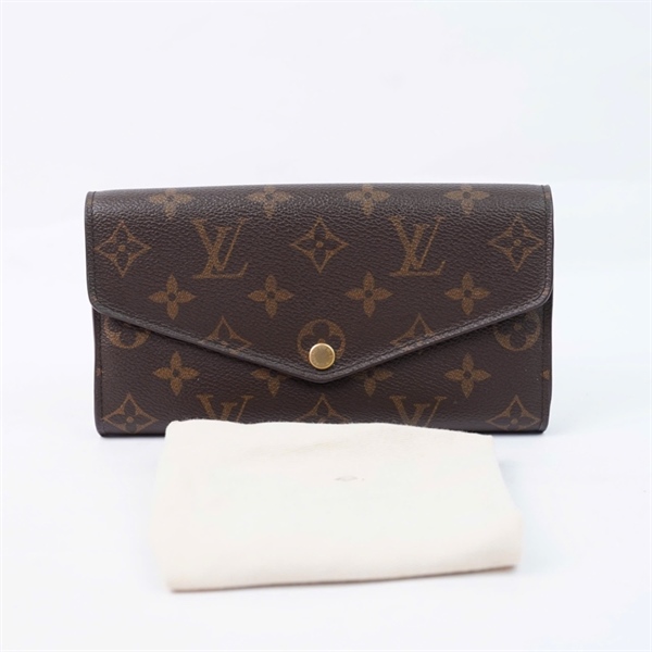 Ví LV hoa nâu có nắp (LT) KG+