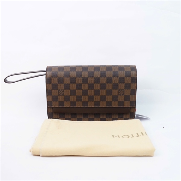 Túi LV Clutch ô vuông nâu (SP0089) sz24 (LT) KG+