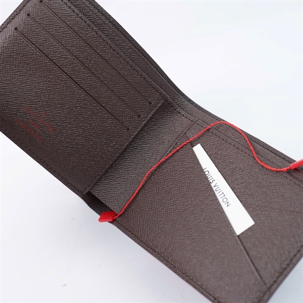 Ví LV ô vuông nâu gập 2 (LT) KG+