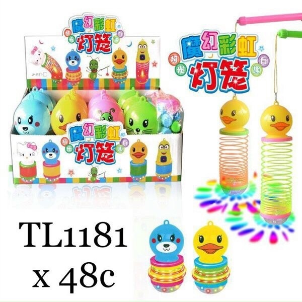 Đồ chơi lò xo phát sáng tay cầm