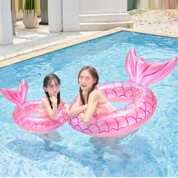 Phao bơi đuôi nàng tiên cá - màu Hồng - Size 90#