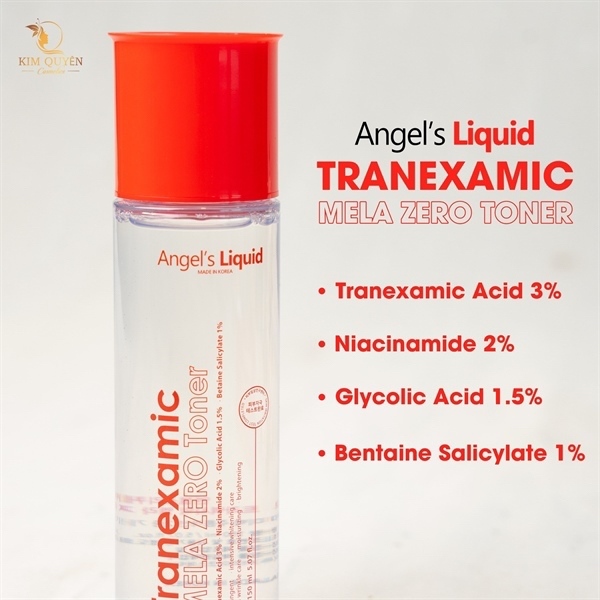 Toner ANGEL'S LIQUID - Tranexamic Mela Zero 150ml - Nhập khẩu VAT