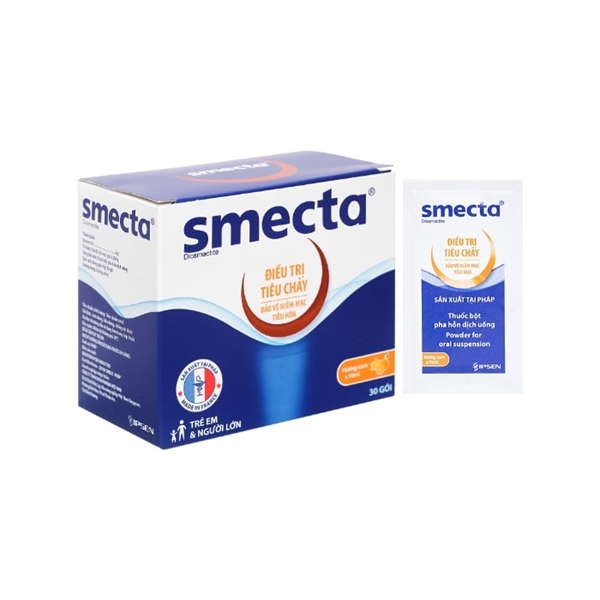 Thuốc bột Smecta 3g (Diosmectite 3g) (Hộp 30 gói) - Pháp (Gói)