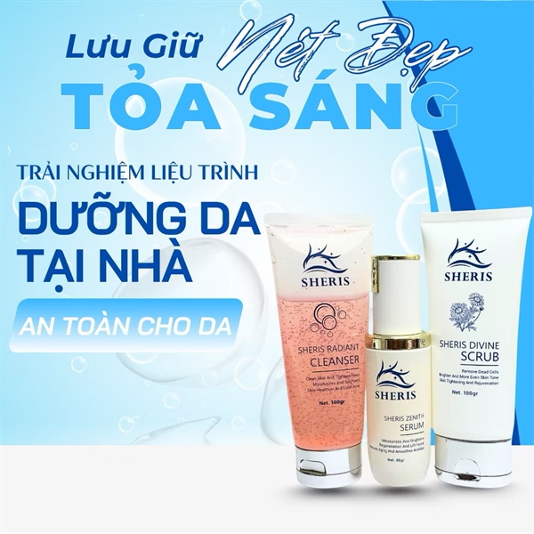 Combo Chăm Sóc Da Toàn Diện - sạch da, trắng sáng, trẻ hóa và tái tạo làn da