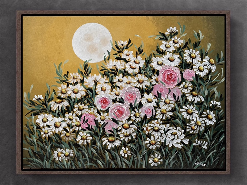Dưới ánh trăng - Huyền Trân - 60x80 cm