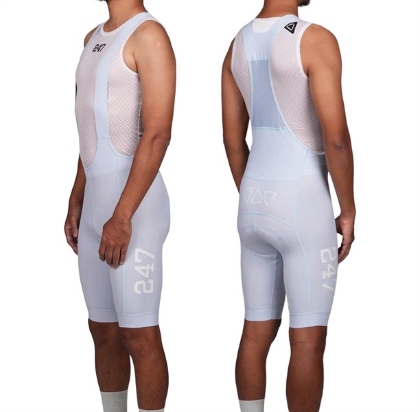 Quần Đạp Xe CSPD Nam 247 KNOWMESOON PRO BIB SHORTS LIGHT BLUE
