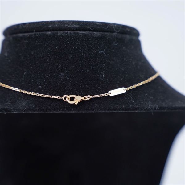 Dây chuyền Van Cleef hoa đen (A-T) KG+