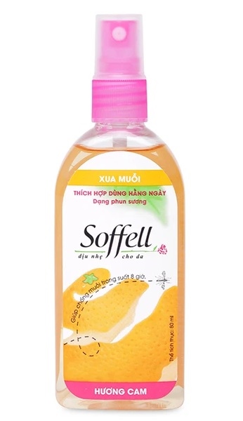 Xịt chống muỗi Soffel hương cam (lọ 80ml) - Indonesia / Đông Dương