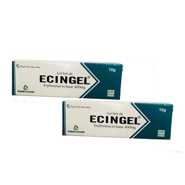 Ecingel (Erythromycin base 400mg) 10g - Agimexpharm