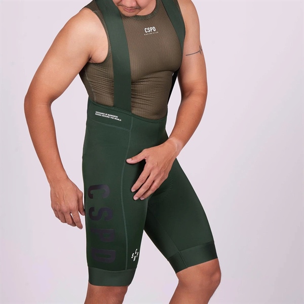 Quần Nam CSPD PLAN B Evo Bib Shorts Dark Green