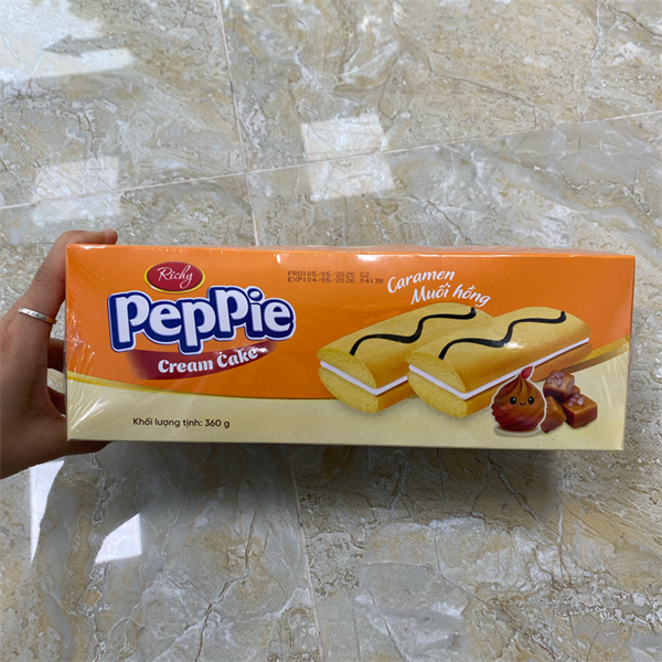 Bánh Peppie muối hồng 360g