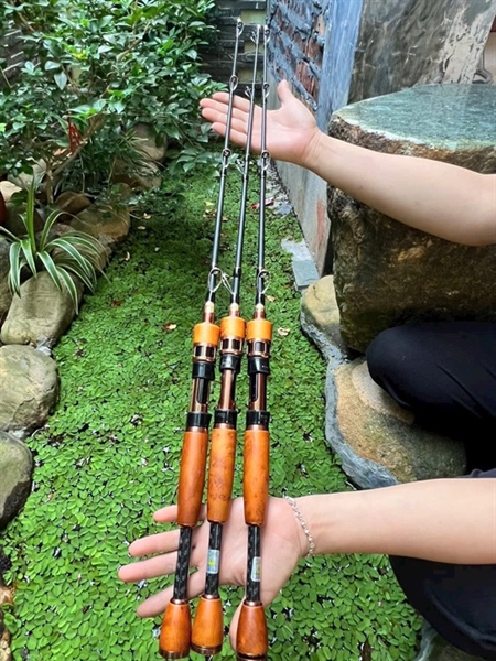 Cần máy ikida cán gỗ ngắn 1m3 - 1m5