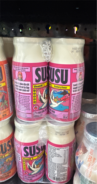 Sữa Susu Vinamilk hương dâu 80ml