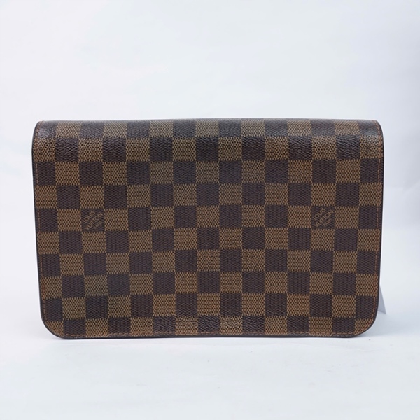 Túi LV Clutch ô vuông nâu (FL0025) sz24 (HV) KG+
