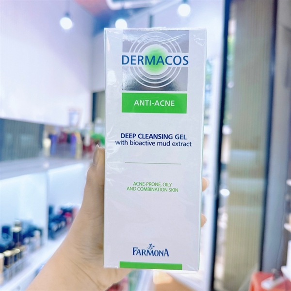 Sữa Rửa Mặt Dermacos, Làm Dịu Da, Ngăn Ngừa Mụn, Giảm Sưng Viêm