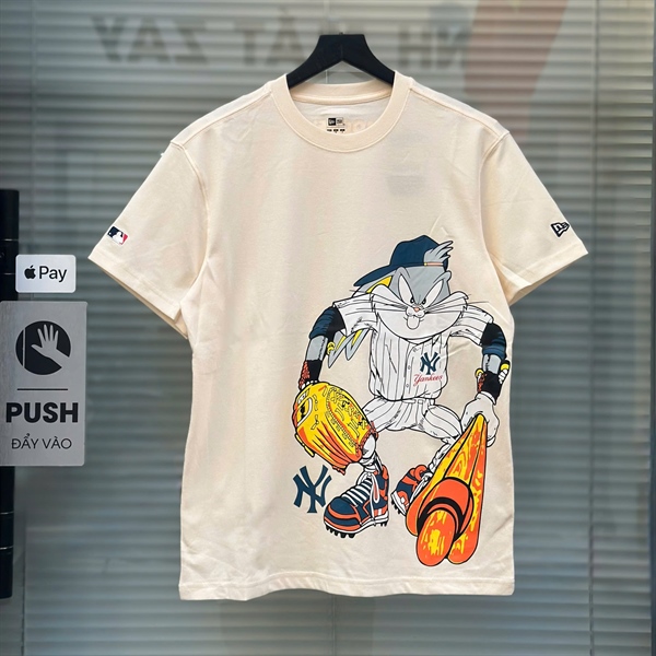 ÁO THUN NEW ERA LOONEY TUNES IVORY - THỎ KEM NY